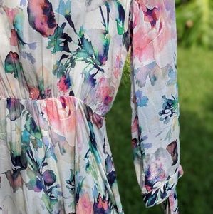 💕Gorgeous Floral Wedding Guest Dress from Europe | Size M